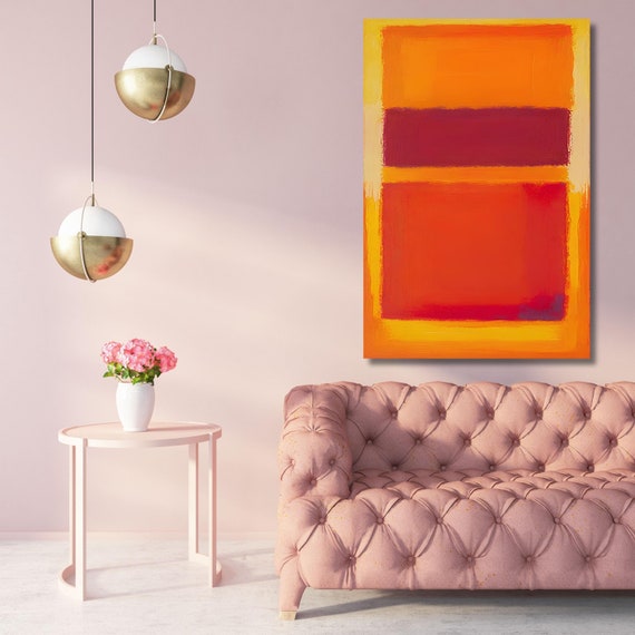 Rothko Canvas Wall Art Rothko Poster ,Museum Quality Abstract Mark Rothko Poster,Rothko Wall Art, Modern Rothko Exhibition Art ,Rothko Gift