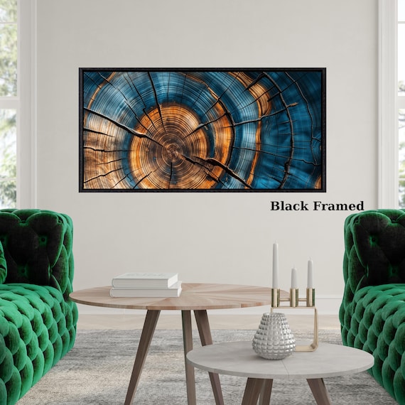 Tree Rings Canvas Wall Art Elegant Natural Wall Art Great Design Solution for Echo Tree Ring Print stump,Tree ring Wood Canvas art Texture
