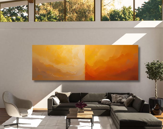 Panoramic Mark Rothko style Canvas Art Famous Art,Canvas Large Wall Art,Vintage Art,Rothko Art,Gift Rothko Wall Art Rothko Sun Exhibition
