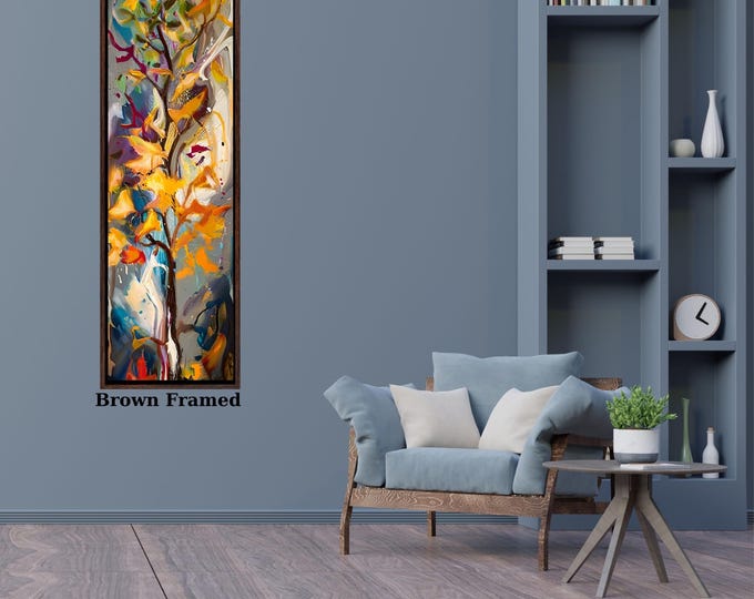 Modern Nature Canvas Wall Art: Minimalist Botanical Print, Neutral Tones