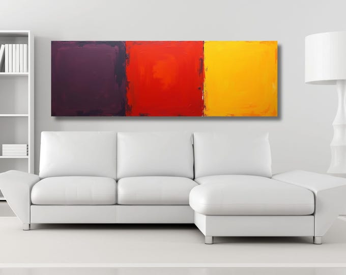 Mark Rothko Style Canvas Art Famous Art,Panoramic Large Wall Art,Vintage Art,Rothko Art,Gift Rothko  Wall Art Prints, Rothko Exhibition art