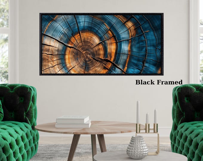 Tree Rings Canvas Wall Art Elegant Natural Wall Art Great Design Solution for Echo Tree Ring Print stump,Tree ring Wood Canvas art Texture