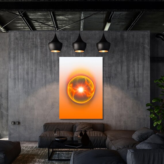 Aura Canvas Poster, Angel Number Wall Art, Spiritual Gradient Print, Affirmation Art, Boho Aura Printable, Meditation Wall Decor gift art