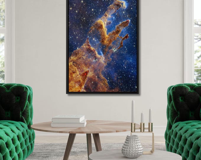Pillars of Creation Canvas Art, Carina Nebula, NASA Space Print