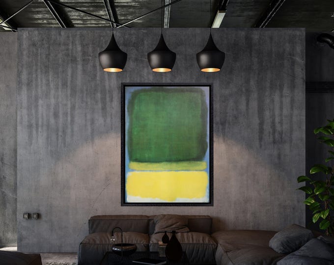 Mark Rothko Abstract Canvas Art, Modern Wall Decor
