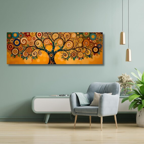 Gustav Klimt Tree of Life Canvas Print: Extra Large Wall Art