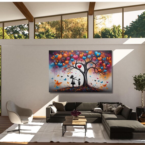 Tree Of Life Gustav Klimt watercolor painting Canvas Wall Art Klimt Print Klimt Canvas Poster Gustav Klimt Poster Klimt Exhibition Painting