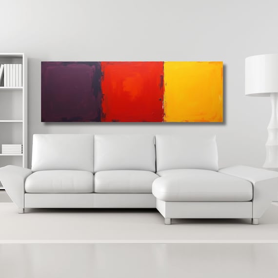 Mark Rothko Style Canvas Art Famous Art,Panoramic Large Wall Art,Vintage Art,Rothko Art,Gift Rothko  Wall Art Prints, Rothko Exhibition art