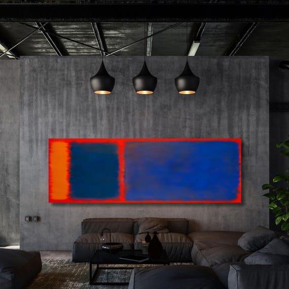 Panoramic Mark Rothko Canvas Art Famous Art,Canvas Large Wall Art,Vintage Art,Rothko Art,Gift Rothko  Wall Art Prints, Rothko Exhibition art