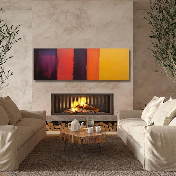 Mark Rothko Style Canvas Art Famous Art,Panoramic Large Wall Art,Vintage Art,Rothko Art,Gift Rothko  Wall Art Prints, Rothko Exhibition art