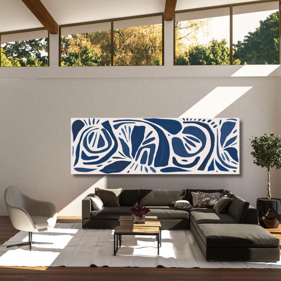 Henri Matisse Canvas Print, Room Decor, Colorful Matisse Wall Art Poster for Modern Gallery Exhibition Art, Cut outs Gift Idea Wall Art