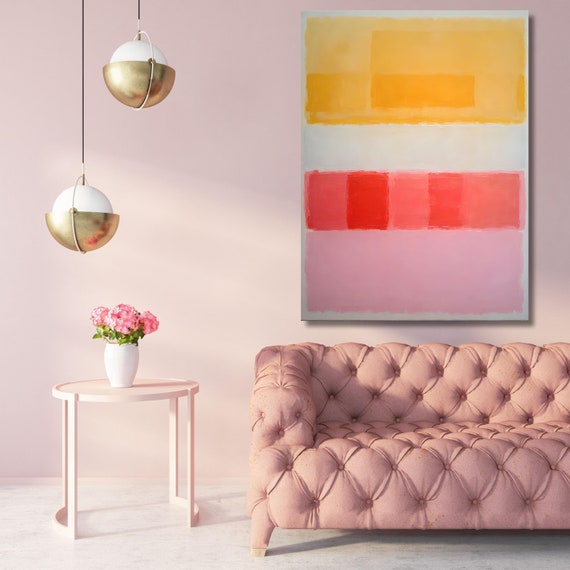 Rothko Canvas Wall Art Rothko Poster ,Museum Quality Abstract Mark Rothko Poster,Rothko Wall Art, Modern Rothko Exhibition Art ,Rothko Gift