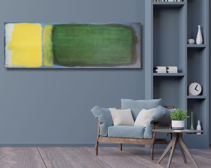 Panoramic Mark Rothko Canvas Art: Vintage Wall Art Print