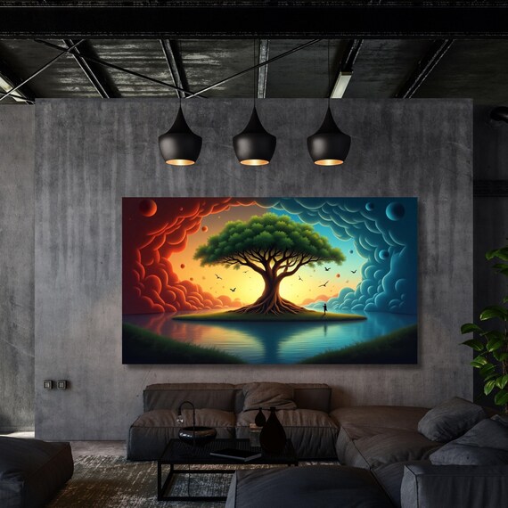 Tree Of Life Gustav Klimt watercolor painting Canvas Wall Art Klimt Print Klimt Canvas Poster Gustav Klimt Poster Klimt Exhibition Painting