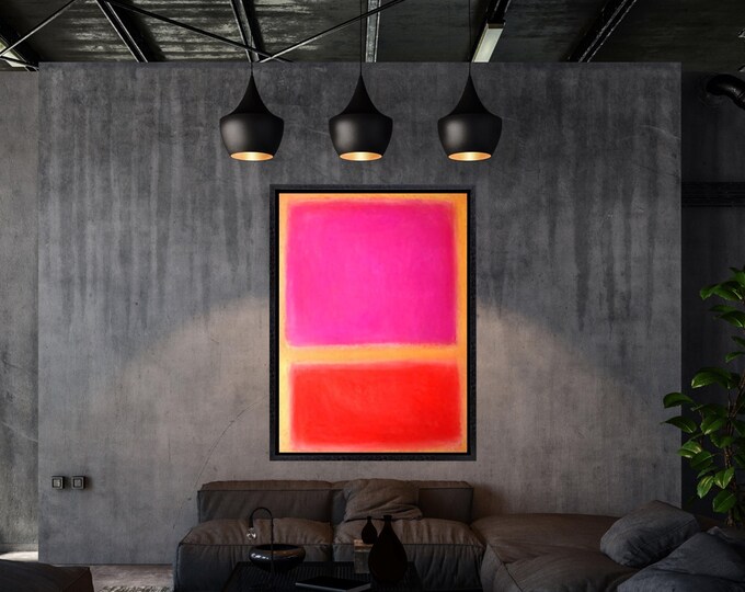 Rothko Abstract Canvas Art Print: Modern Wall Decor