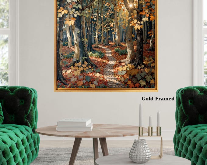 Gustav Klimt Canvas Print, Surreal Minimalism (Framed or Stretched)