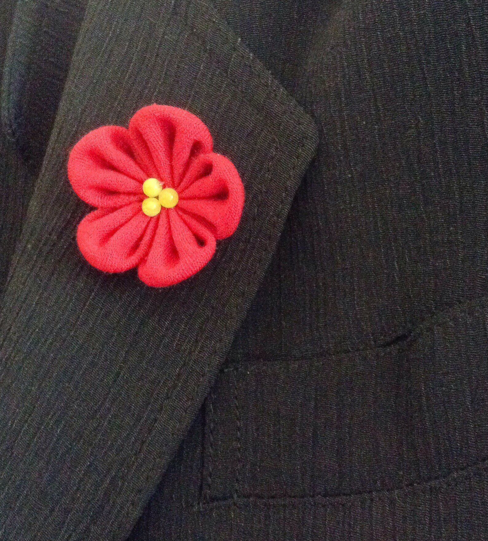 Lapel Pins Mens Lapel Pin Flower Lapel Pin Red Lapel Flower Etsy