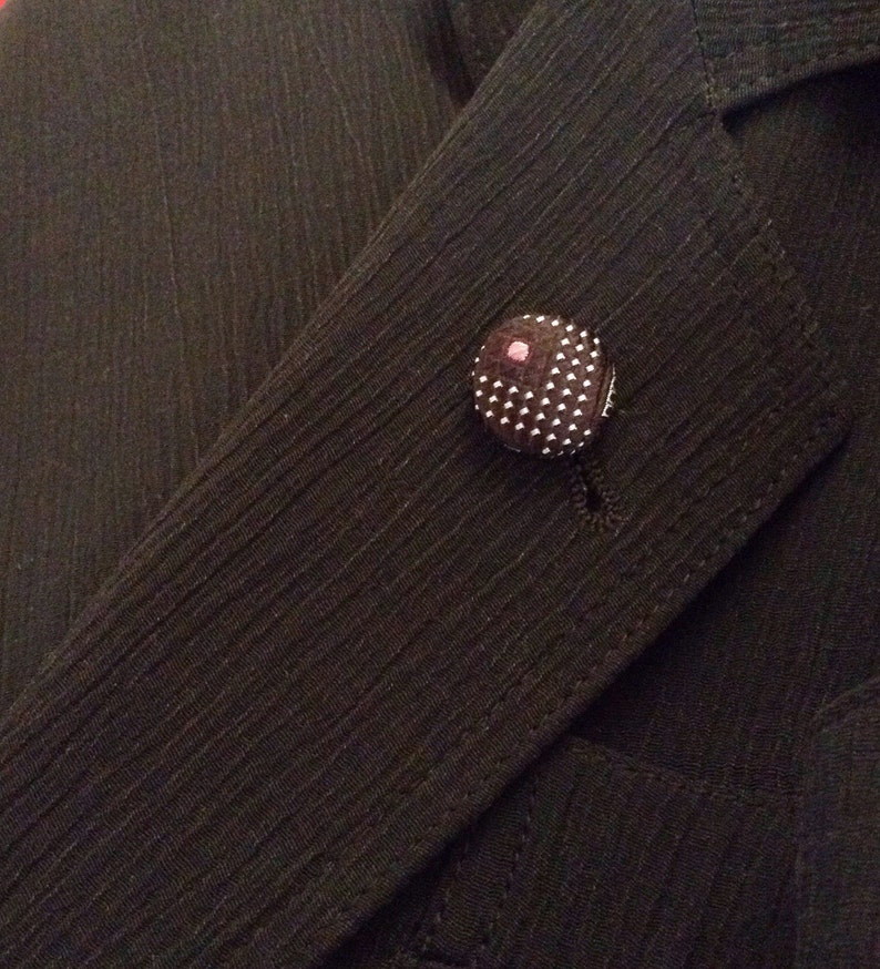 Lapel Pins Mens Lapel Pin Button Lapel Pin Custom Black White Etsy