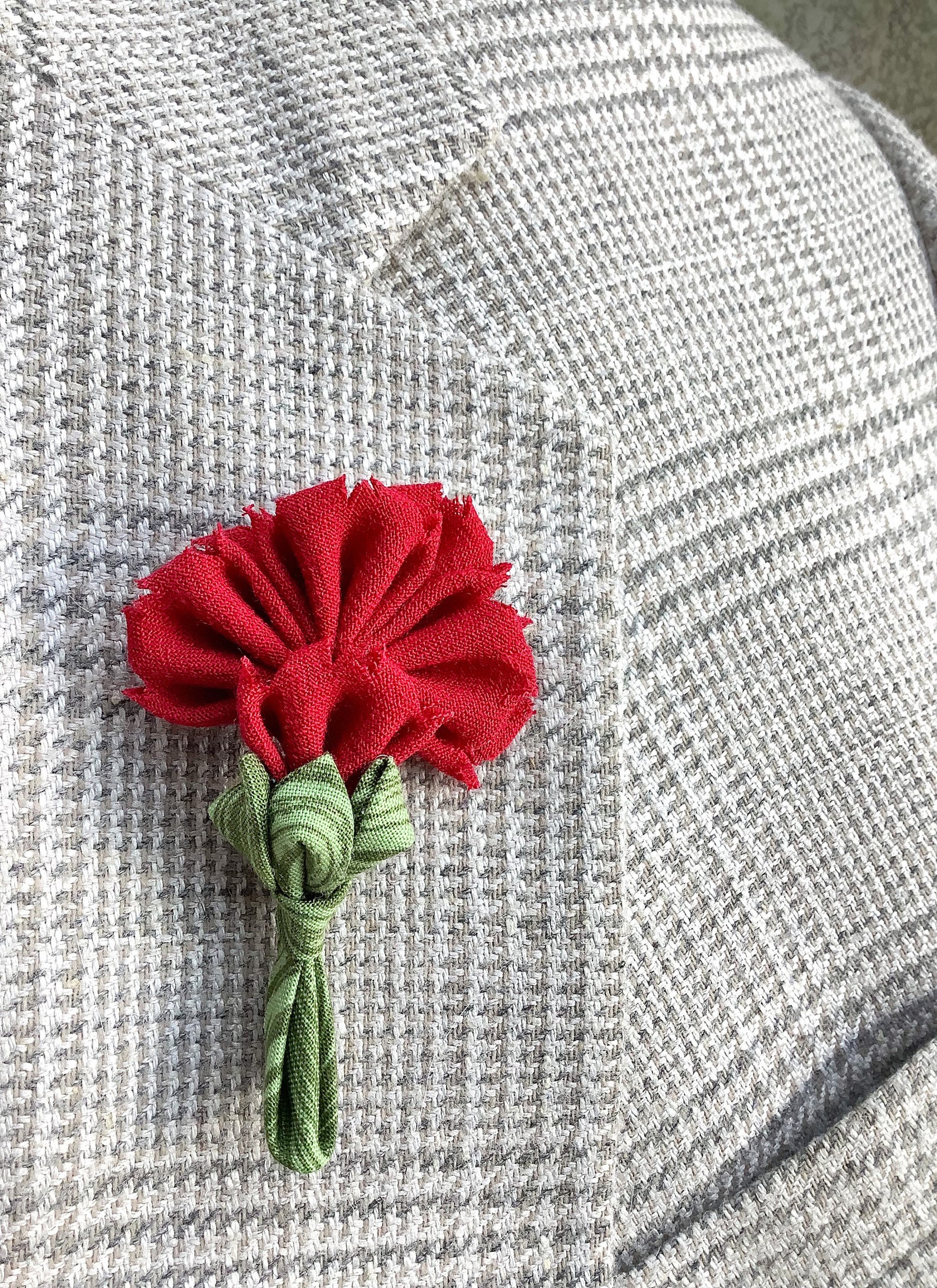 Wedding Lapel Pins Mens Lapel Pin Flower Red Carnation Red Etsy