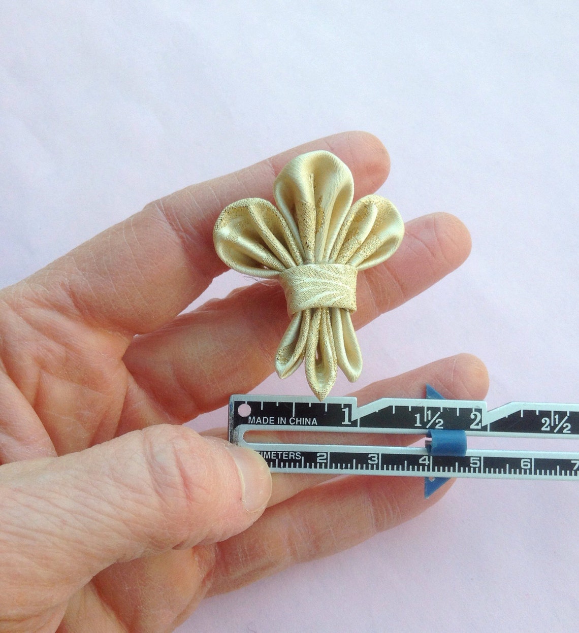 Lapel Pins Mens Lapel Pin Flower Lapel Pin Fleur de Lis Silk Etsy