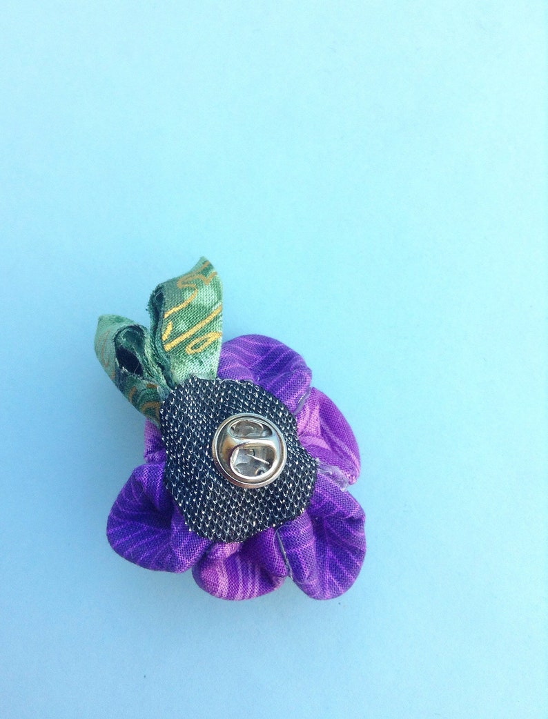 Purple Iris Lapel Pins Mens Lapel Pin Flower Lapel Pin Wedding | Etsy