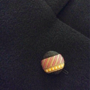 Custom Lapel Pins Mens Lapel Pin Round Button Lapel Pin Silk Stripe Boutonniere Groomsman Gift For Men Wedding Party Boyfriend Gift Under 20 image 7