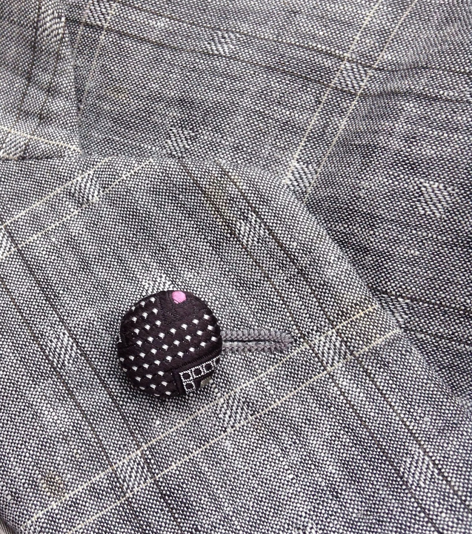 Lapel Pins Mens Lapel Pin Button Lapel Pin Custom Black White Etsy
