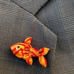 Fish Suit Pin 