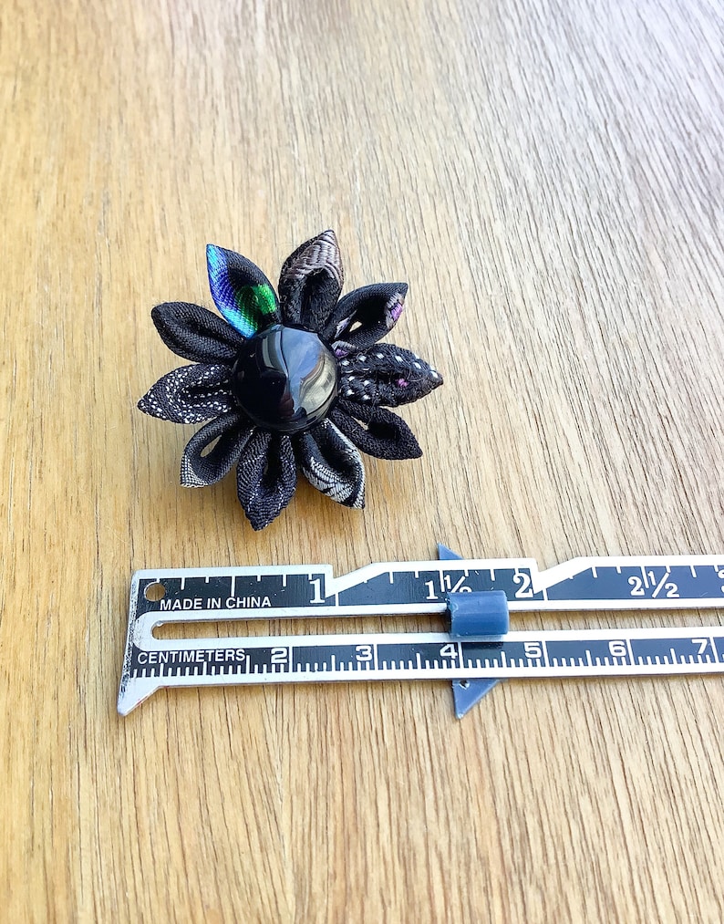 Lapel Pins Mens Lapel Pin Black Lapel Flower Lapel Pin Etsy