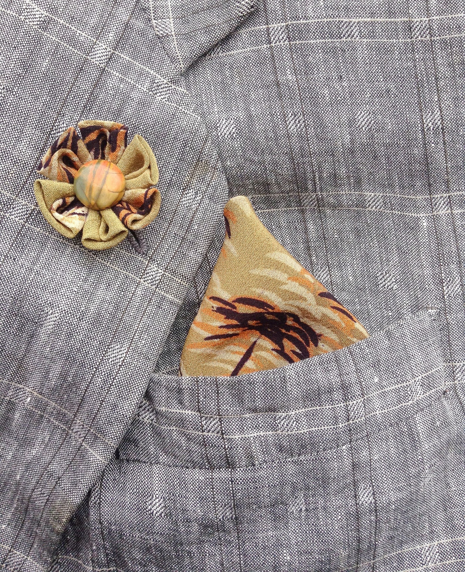 Lapel Pins Mens Lapel Pin Flower Lapel Pin Pocket Square Set Etsy