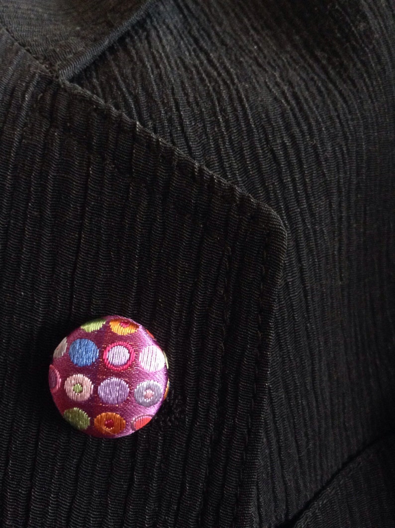 Mens Lapel Pin Button Lapel Pin Silk Lapel Button Custom Lapel Etsy