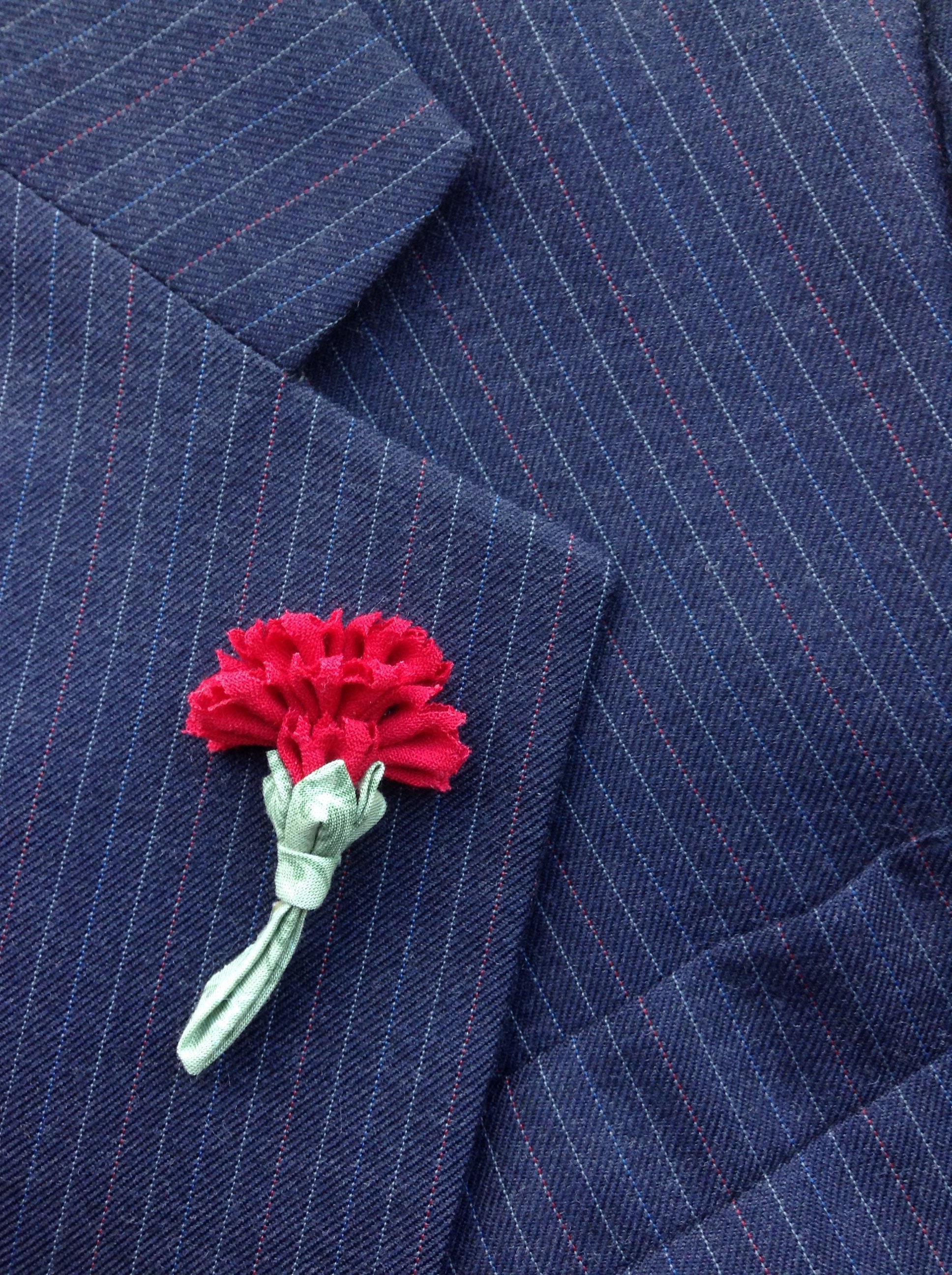 Wedding Lapel Pins Mens Lapel Pin Flower Red Carnation Red Etsy