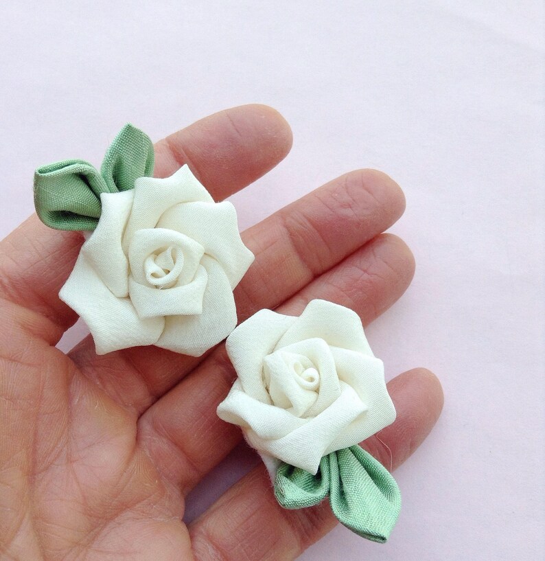Lapel Pins Mens Lapel Pin Flower Lapel Pin Ivory Rose Silk Etsy