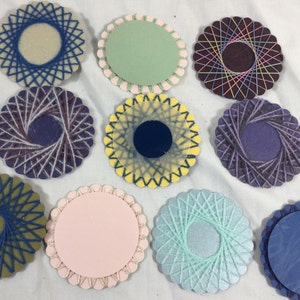 NEW Set of 8 Handmade 3D Scrapbook Embellishments Lot A -  Israel