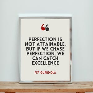 Pep Guardiola Quote Print: Football Wall Art (Digital Download)