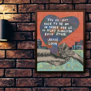 Fight | Social Rights | Justice | Activism | Poster | Ethics | Human Rights | Equality | LGBTQ+ | Immigration | Wall Art | Wall Decor