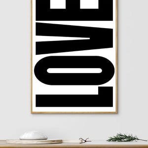 Love Definition | Valentine&#39;s Art | Love Quote | Printable Wall Art | I Love You | Valentines Day Print | Wall Decor | Anniversary | Wedding