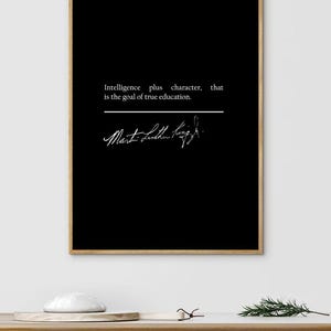 Martin Luther King Jr. Wall Art Quote | Quote Art | Typography Print | Wall Print | Printable Wall Art | Wall Decor