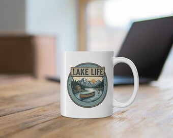 Lake Life | Lakeside Summer Scene Mug 11oz