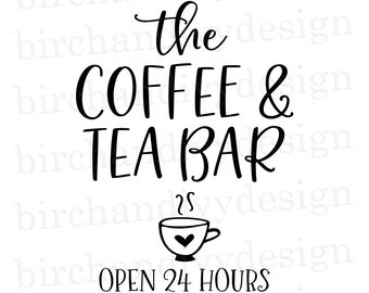 Download Coffee And Tea Bar Svg
