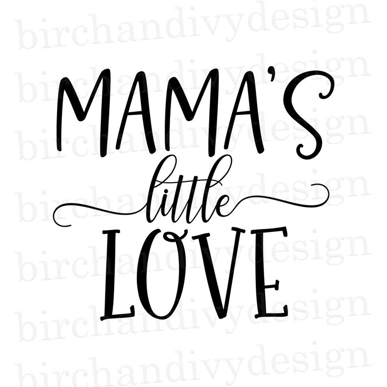 Download Mama's Little Love SVG File Instant Download for Cricut | Etsy