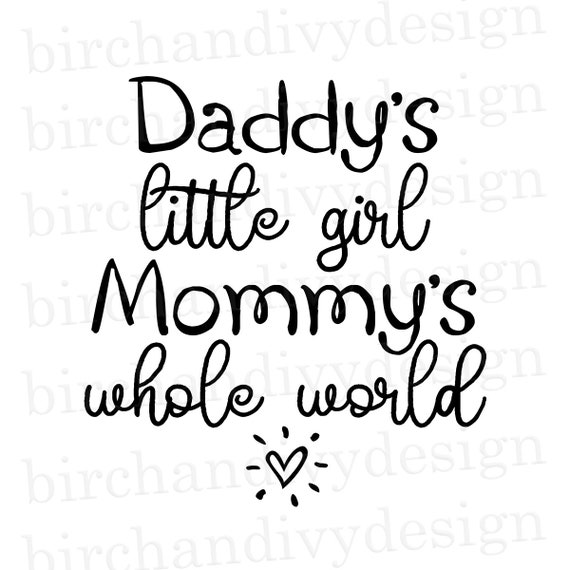 daddy's girl mommy's world onesie