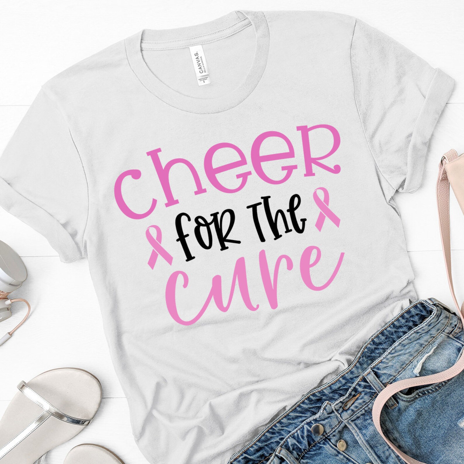 Cheer For The Cure SVG File Cut File for Cricut or | Etsy