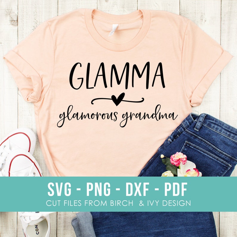 Download Glamma Glamorous Grandma SVG File Instant Download for | Etsy