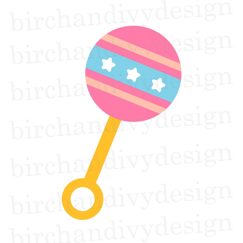 Download Baby Rattle SVG File Instant Download for Cricut or | Etsy