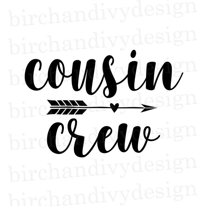 Download Cousin Crew SVG File Instant Download for Cricut or | Etsy