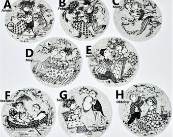 NYMOLLE DENMARK アンデルセンの切り絵柄 Artist Bjørn Wiinblad Nymolle Denmark PICK & CHOOSE Vintage MCM