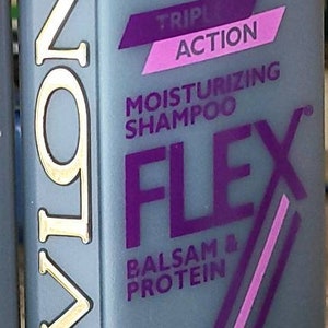 Vintage 1 neue nie benutzte 1980er Jahre REVLON FLEX Triple Action Balsam & Protien Nos feuchtigkeitsspendendes Shampoo