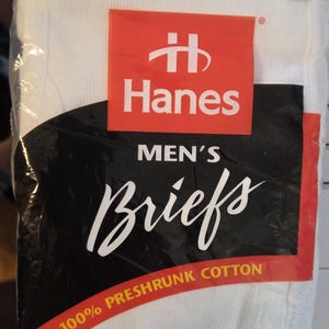 Calzoncillos Hanes vintage nuevos de 1997, paquete de 3, para hombre, talla 34, fabricados en EE. UU. Calzoncillos blancos.