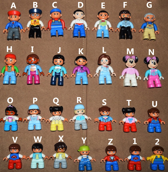 Lego Duplo PARTS Figures figs minifig father dad mother mom child kids Family house Grandpa